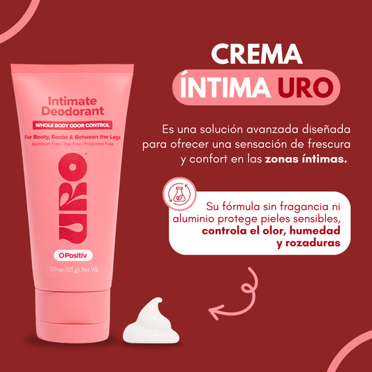 URO – Desodorante Íntimo en Crema